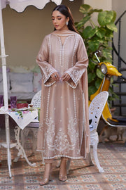 Blush - 3pc Silk Embroidered - Musaya