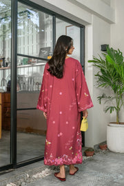 Cherry - 3pc Printed Silk - Musaya
