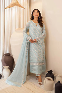 Frozen - 3pc Premium Soft Organza - Heavily Embroidered - Musaya