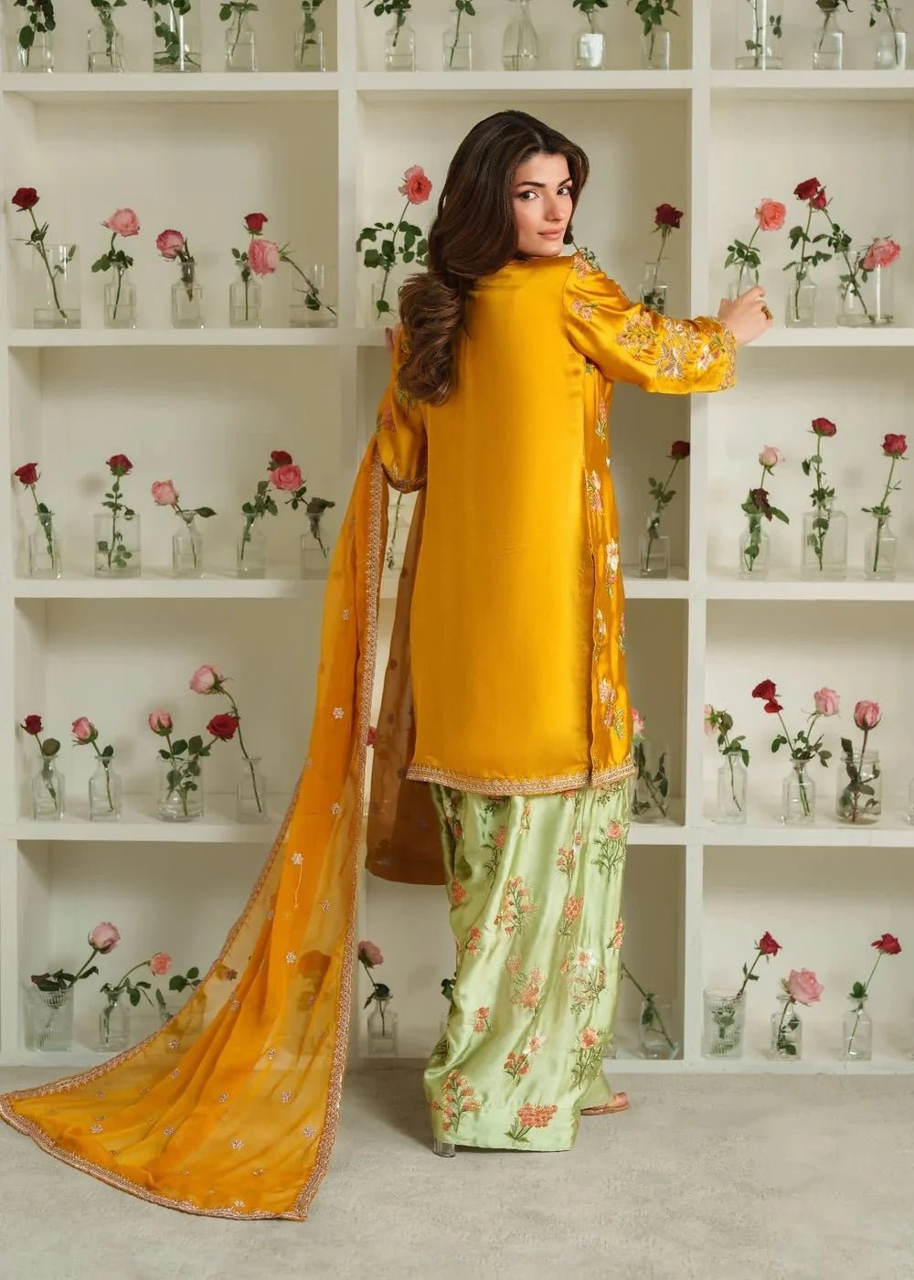 GULNAR - RAW SILK - Danoori