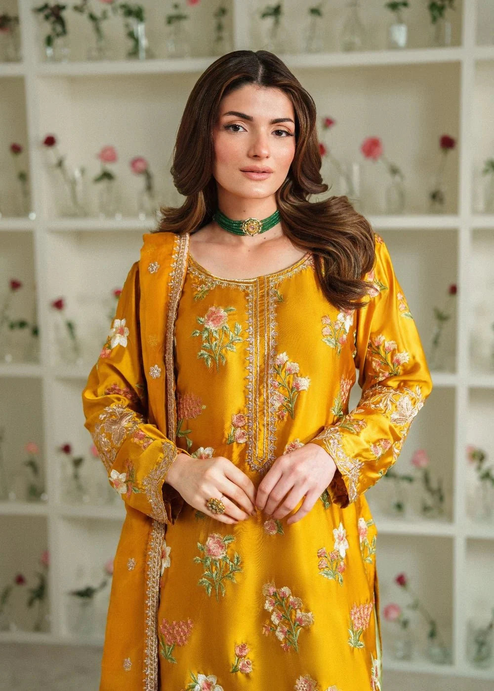 GULNAR - RAW SILK - Danoori