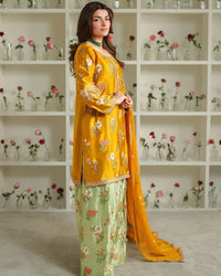 GULNAR - RAW SILK - Danoori