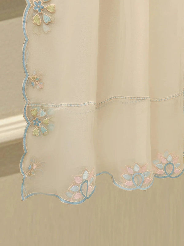 NOROZ - 3pc Premium Soft Organza Embroidered