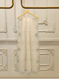 NOROZ - 3pc Premium Soft Organza Embroidered