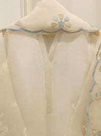 NOROZ - 3pc Premium Soft Organza Embroidered