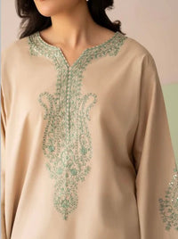 Zaytoun - 3pc Lawn Embroidered Dress - Musaya